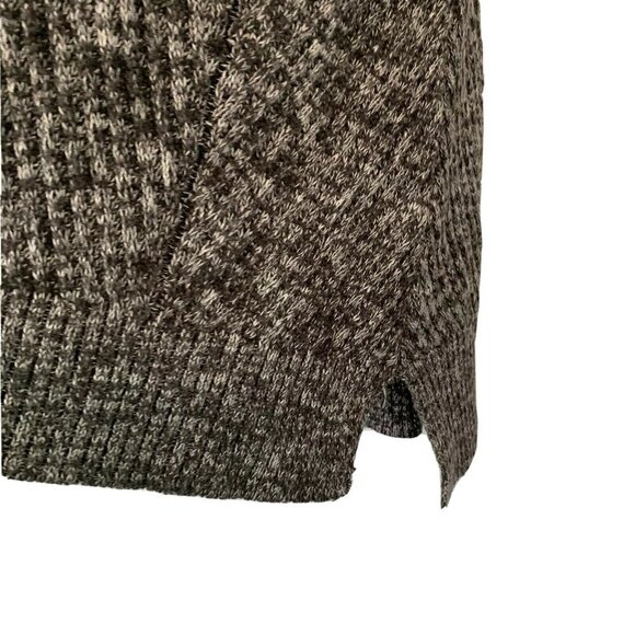 Karl Lagerfeld Size XS Gray Cowl Neck Knit Sweater Dress Modest Sheath A-Line - Picture 5 of 6